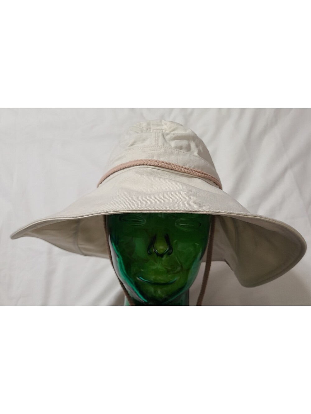 Outdoor Research  Mojave Sun Hat Womens Sz L/XL Off-White Poplin Headband Summer